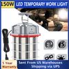 150W LED Construction Hanging Work Light Linkable Temporary Jobsite Lamp 5000K