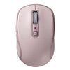 bt5 silent 5 button blue led mouse/pink