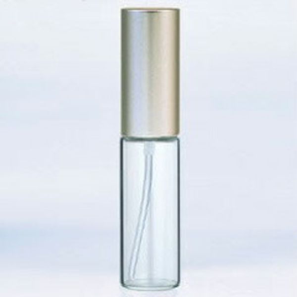 Yamada Atomizer Perfume Glass Atomizer Simple 6204 Clear Bottle/Cap Matte Silver 10ml YAMADA ATOMIZER