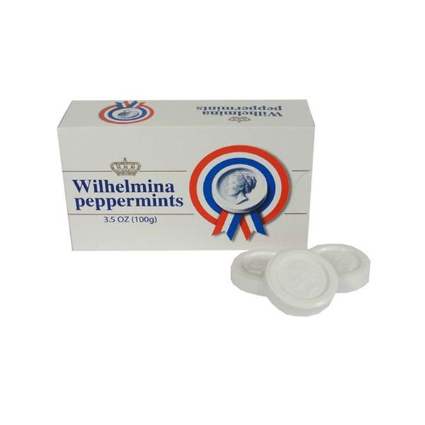 Wilhelmina Peppermints (Classic Dutch Peppermints) - 3.5oz [Pack of 6]