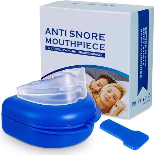 PHCOMRICH Anti Snoring Device Mouthpiece Sleep Custom Molded Mouthguard Night Guard