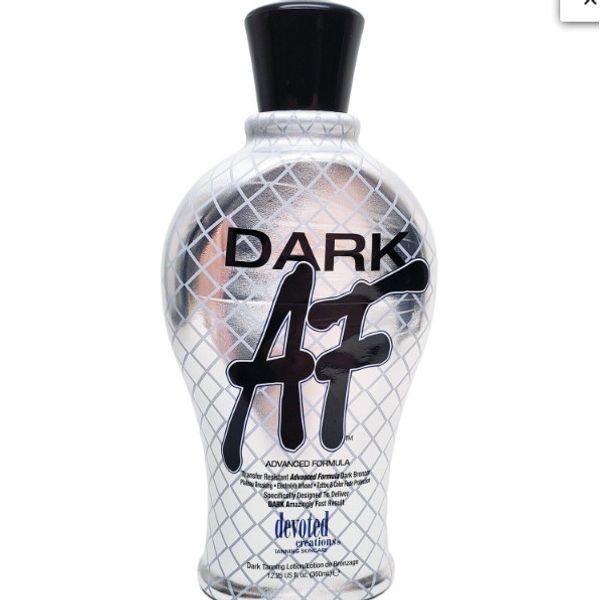 Devoted Creations DARK AF Dark Bronzer Indoor Tanning Bed Lotion 12.25oz