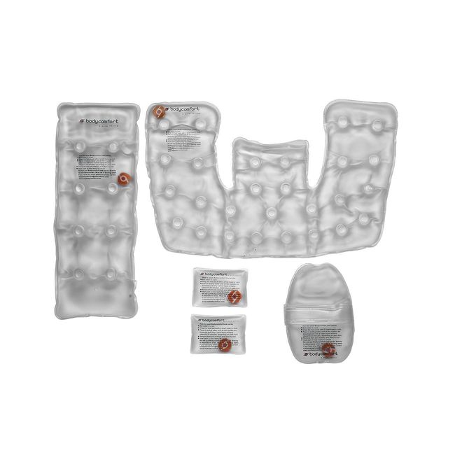 Body Comfort Reusable Cold & Instant Heat Pack Gift Set (Unscented) - Cold & Click Activated Heat Pieces for The Back, Hands, Neck & Shoulder | Cold & Hot Treatment for Injuries, Aches & Pains