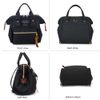 Casual Changing Backpack for Mum & Baby - Multifunctional, Medium, Black