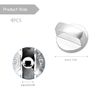 Rumyve 4pcs Gas Stove Control Knob - Cooker Replacement Switch Adaptor for Oven