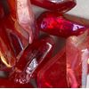VIE Electroplated Quartz Points, 2-3cm, Pack of 6, Red