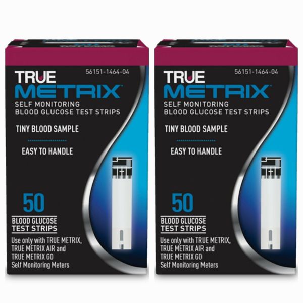 💫 True Metrix Blood Glucose Test Strips 👉2 boxes 👈Exp 08/2023