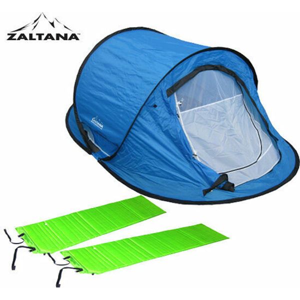 POP UP Tent with 2Pcs self inflatable Air Mattress