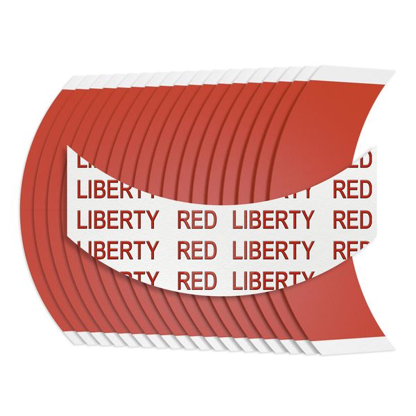 Sunshine Tape | Liberty Red Liner Wig Tape | 36 Pieces | Made in USA | Clear Double Sided Adhesive (CC Curve)