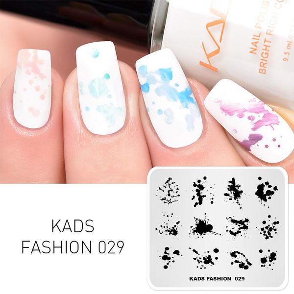 KADS Nail Art Stamping Piatti Moda Stamping Templates Manicure Modelli immagine di stampa(FA029)