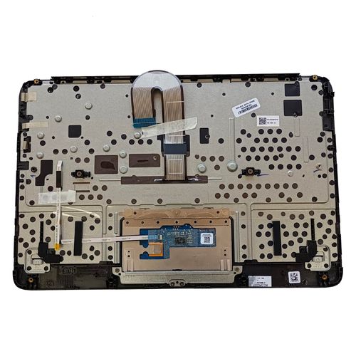 wzqrps Replacement Laptop Upper Case Palmrest Non-Backlit Keyboard Touchpad Assembly Part for HP Chromebook 11MK G9 EE M44258-001 Black