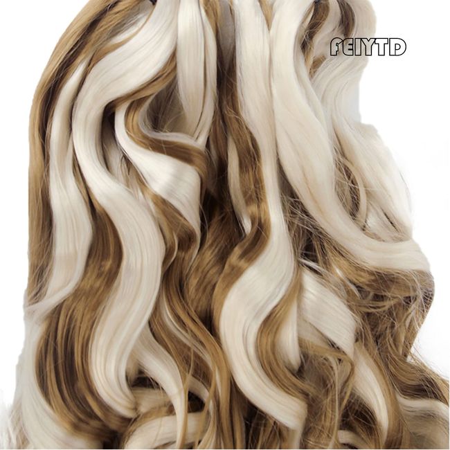 Ombre Blonde Spanish Goddess Crochet Hair Pre Stretched Loose Wavy