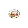 Time for Tea: Teapot and Cup Hard Enamel Needle Minder