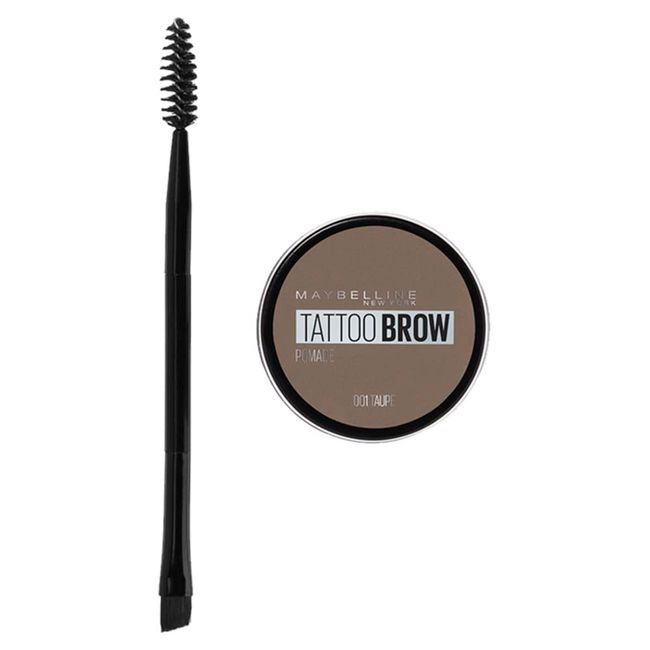 Maybelline New York Tattoo Brow Kaş Pomadı, 01 Taupe (Açık Ton) (3.5 ml)