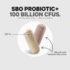 Codeage SBO Probiotics, 100 Billion CFUs Per Serving, Multi Strain Soil Based Organisms Blend and Organic Fermented Botanical Blend, Shelf-Stable - 2 Pack