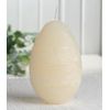 Rustic Egg-Shaped, Coloured Medium Approx. 9 x 6 cm, Cream