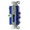 EATON TR274W Wall Plates, Black/Brass