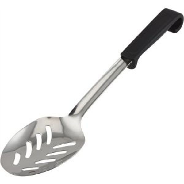 Utensils Serving Tools - BuffetPro - Slotted Spoons Black Handle