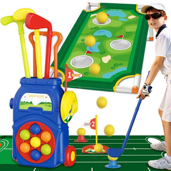 APEO Kids Golf Clubs 3-5 Upgraded Kids Golf Club Set with Putting Mat Toddler Golf Set the Best 3 Year Old Boy Birthday Gift Outdoor Toys for Toddlers 1-3 and the Toddler Games Toys for 3 Year Old Boy