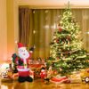 4 FT Tall LED Lights Inflatable Christmas Santa Claus Holiday Garden Decor