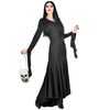 Widmann 01873 Hexe Morticia Costume, Black, L