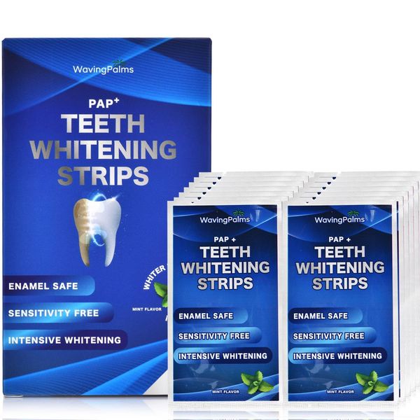 Teeth whitening Strips，28 Professional and Safe Teeth whitening Strips 2 Pack