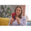 ThinOptics Reading Glasses 2.50 Purple Frames With Universal Pod Compact Case - Ultra-light Foldable Rectangular Glasses - Clip-on Nose - 2.50 Strength With Flex-Fit Technology