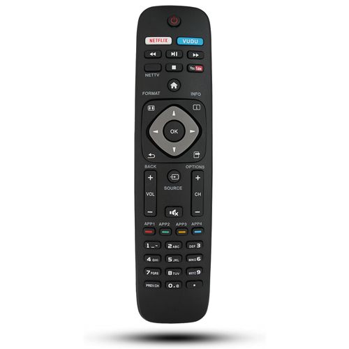 Replacement Remote Control for 55PFL5901/F7 55PFL5402/F7 40PFL4609/F7A 40PFL4909/F7A 49PFL4909/F7B Philips Smart TV