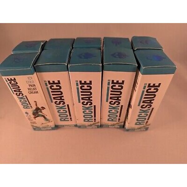 RockTape RockSauce Pain Relief Cream - Roll on - Ice - Lot of 10 - exp 12/21