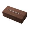 Pearl Metal Stretch Tissue Cover Box Block Pattern Brown N-7760