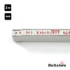 Hultafors 200064 2m "G59-2-10" Folding Rule - White