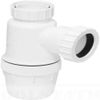 Merriway BH02087 Waste Compression Bottle Trap, 40 x 76mm, White