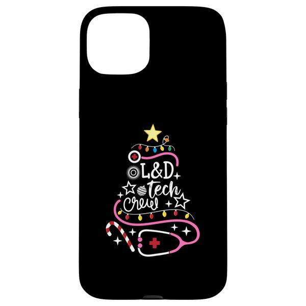 iPhone 15 Plus L&D Tech Crew Merry Christmas Labor and Delivery Technician Case
