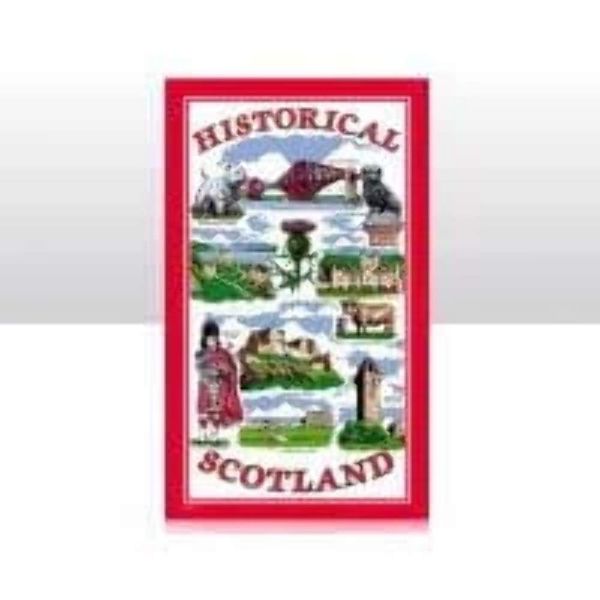 Elgate Historical Scotland Tea Towel