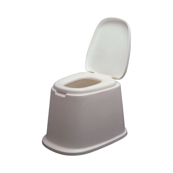 Western-style toilet seat, free-standing type / beige, 1 unit