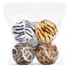 Tourna Unique Dog Fetch Balls Animal Prints 4 Pack