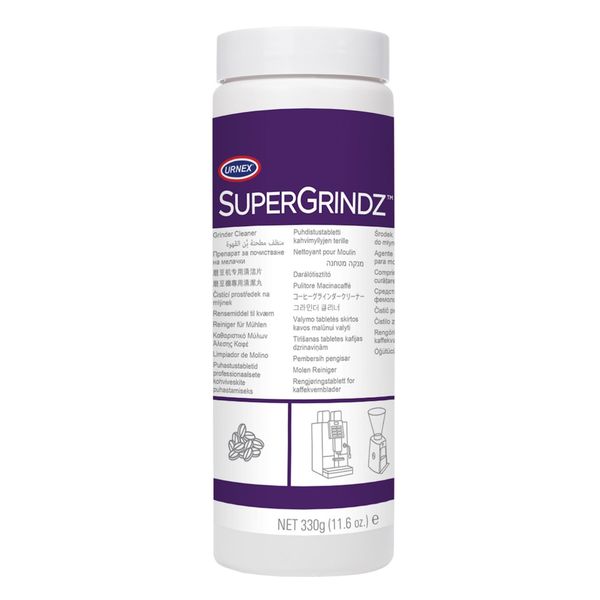 Urnex SuperGrindz Grinder Cleaning Tablets, 11.6 oz Bottle