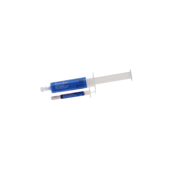 Pulpdent ET-50 Etch-Rite 38% Phosphoric Acid Etching Gel Jumbo Syringe Kit 2/Pk 25 mL