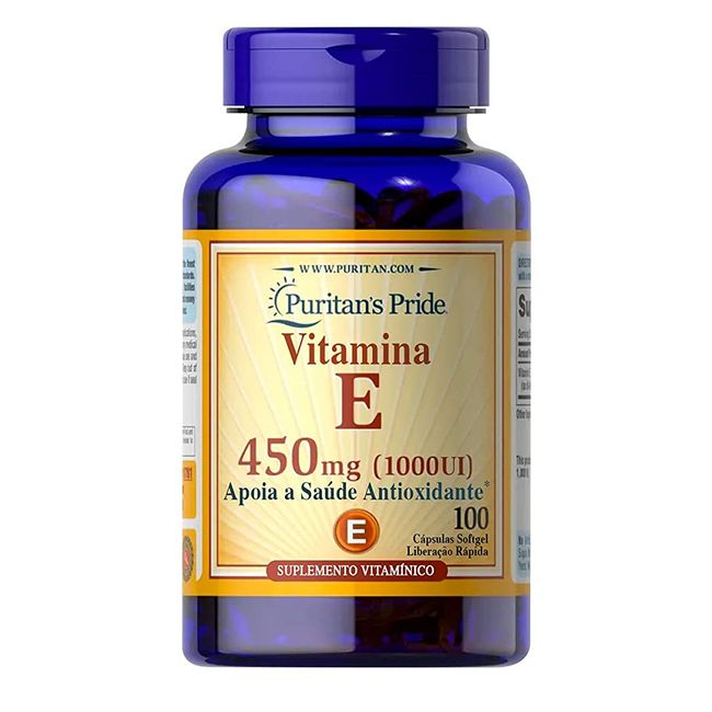 Puritan Pride Vitamin E 450mg 1000iu 100 Softgels