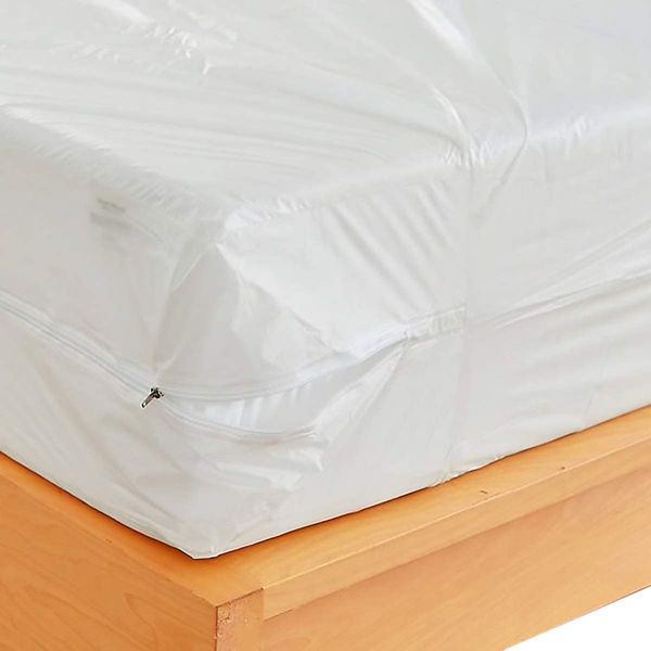 Waterproof Twin Mattress Protector, Heavy Duty Zippered Encasement, Vinyl Bed Co