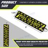2Pcs Pull to Eject & Launch Key Keychain Tag with Key Ring For Motorscycles Cars