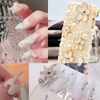 Nail Pearl Parts Sphere White Beige Pearl Beads Nail Art Deco Parts Jewelry Parts 1.5mm 2mm 2.5mm 3mm 4mm 5mm
