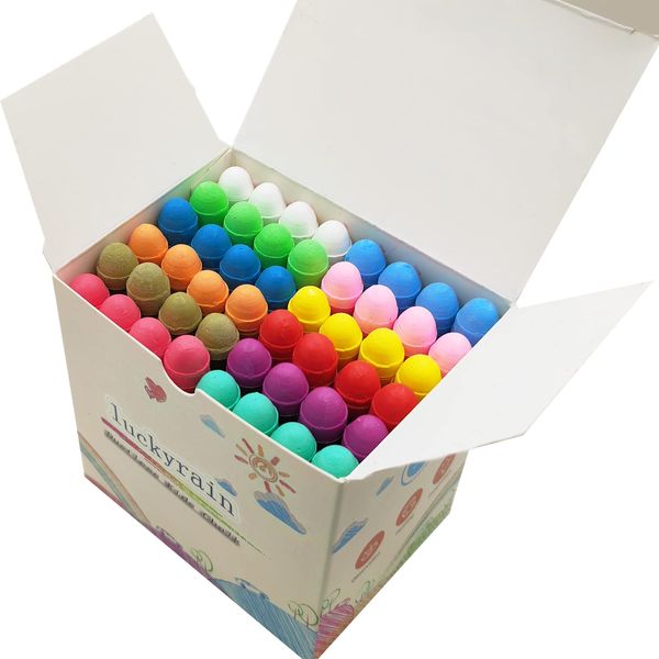 Dustless Chalk for Kids Colored Chalk Whiteboard Art Tool for Blackboard Kids Children Drawing Writing,48PCS