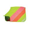 Reflector Quarter Mesh Exercise Sheet by Hy Equestrian (Full, Yellow/Pink/Orange)