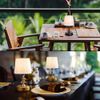 O’Bright Seraph Mini – Cordless LED Table Lamp with Dimmer, Brushed Nickel