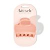 Kitsch Recycled Plastic Puffy Claw Clip 1pc- Rosewood