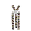 Zac's Alter Ego Adjustable 25mm Comic Book Expressions Trousers Braces