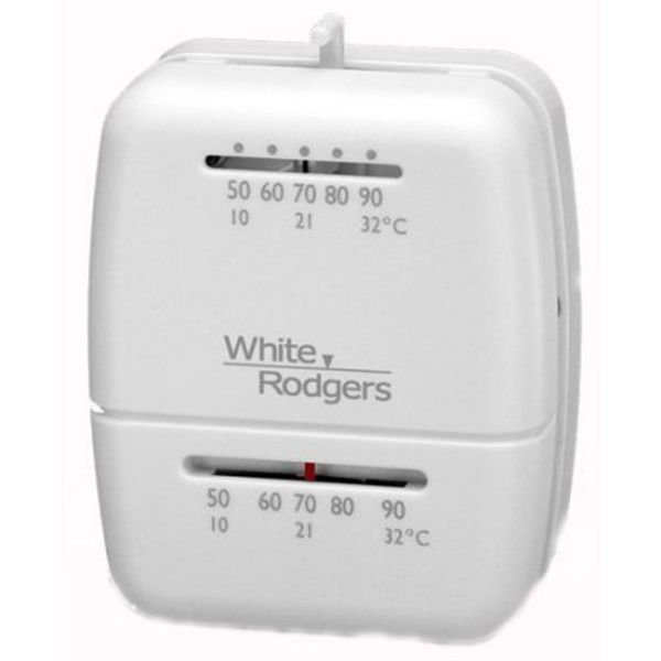White-Rodgers 1C20-101 Mechanical Thermostat Direct Wired ;Grey WLM