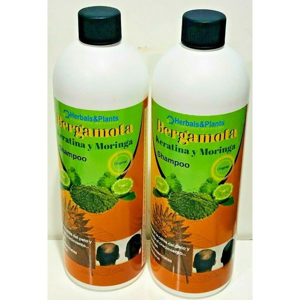 Bergamot 2 Shampoo  Moringa Oil Shampoo Bergamota Aceite De Moringa