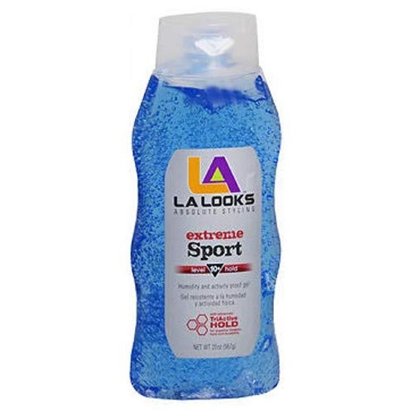 L.A. Looks L.A. Looks L.A.Looks Sport X-Treme Hold Gel, 20 oz (Pack of 4)